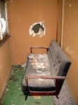 LH smashed wall chair